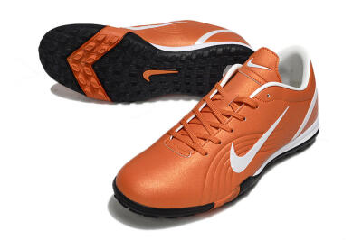 Men's Nike Mercurial Vapor 1 Elite TF Artificial Turf Low-Tops Football Shoes - Brown/White