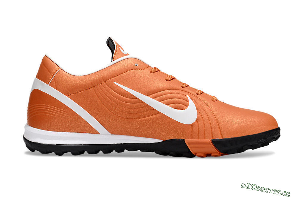 Men's Nike Mercurial Vapor 1 Elite TF Artificial Turf Low-Tops Football Shoes - Brown/White 5