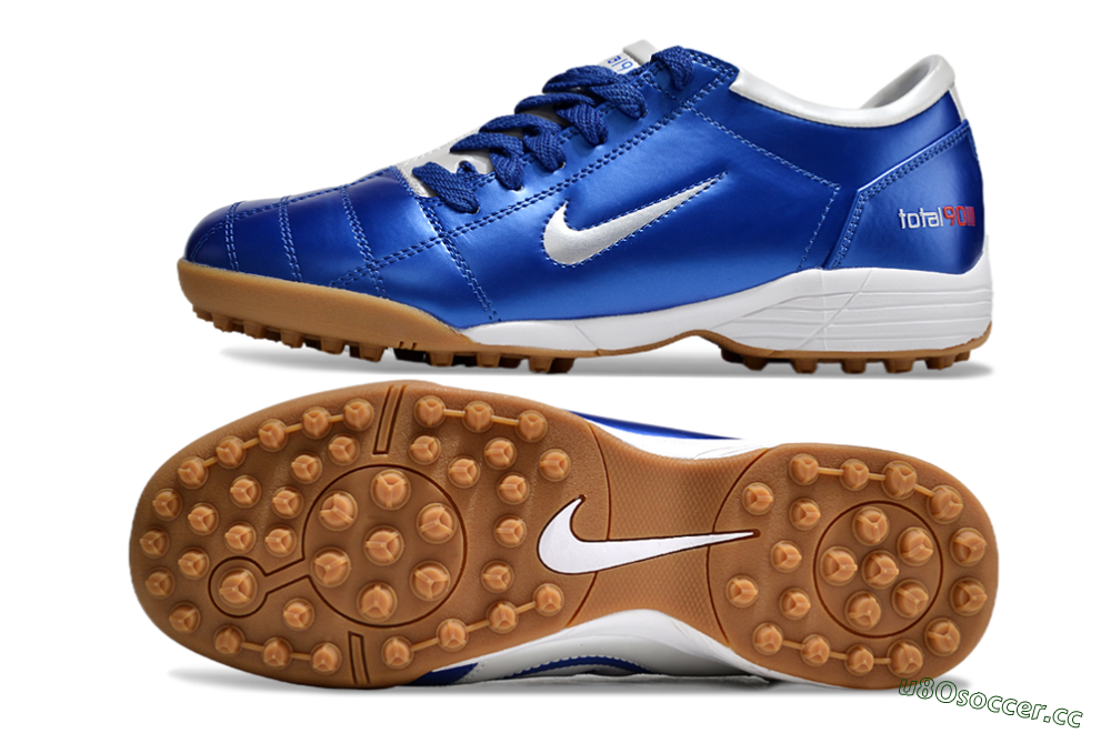 Unisex Nike Total 90 III TF Artificial Turf Low-Tops Football Shoes - Blue/White 1