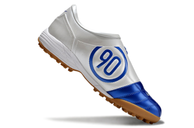 Unisex Nike Total 90 III TF Artificial Turf Low-Tops Football Shoes - Blue/White