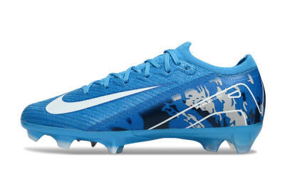 Unisex Nike Air Zoom Mercurial Vapor 16 Elite FG Firm Ground Low-Tops Football Boots - Blue/White