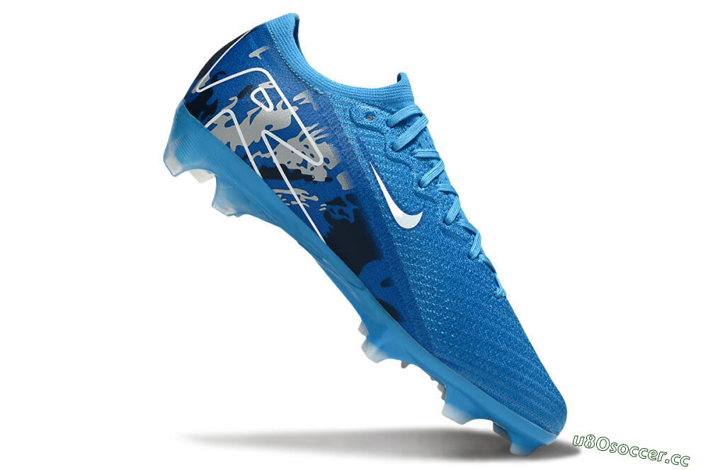 Unisex Nike Air Zoom Mercurial Vapor 16 Elite FG Firm Ground Low-Tops Football Boots - Blue/White 4