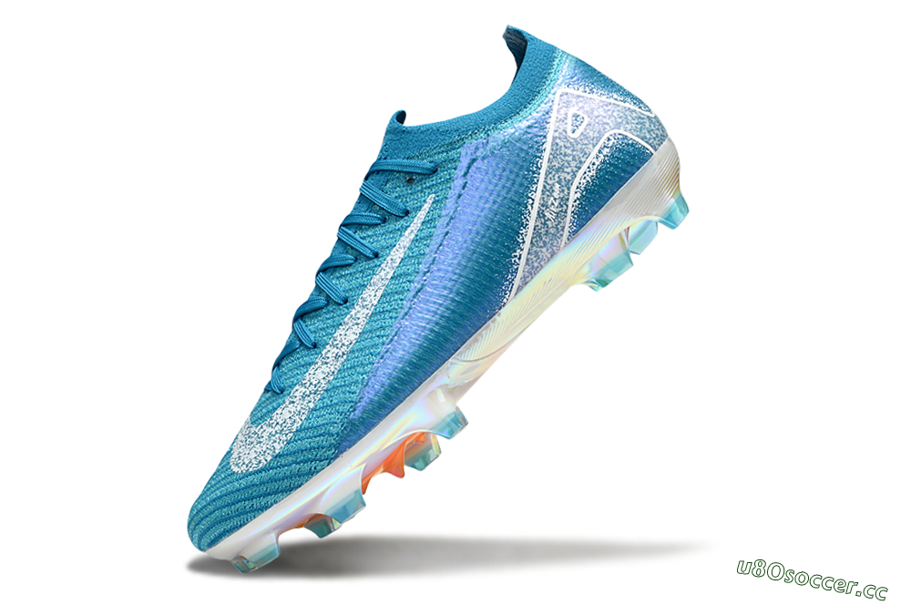 Men's Nike Air Zoom Mercurial Vapor 16 Elite FG Firm Ground Low-Tops Football Boots - Blue/White 6
