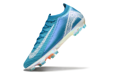 Men's Nike Air Zoom Mercurial Vapor 16 Elite FG Firm Ground Low-Tops Football Boots - Blue/White