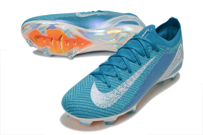 Men's Nike Air Zoom Mercurial Vapor 16 Elite FG Firm Ground Low-Tops Football Boots - Blue/White