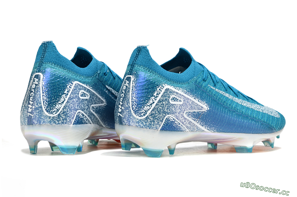 Men's Nike Air Zoom Mercurial Vapor 16 Elite FG Firm Ground Low-Tops Football Boots - Blue/White 7