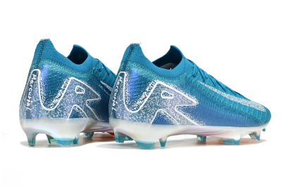Men's Nike Air Zoom Mercurial Vapor 16 Elite FG Firm Ground Low-Tops Football Boots - Blue/White