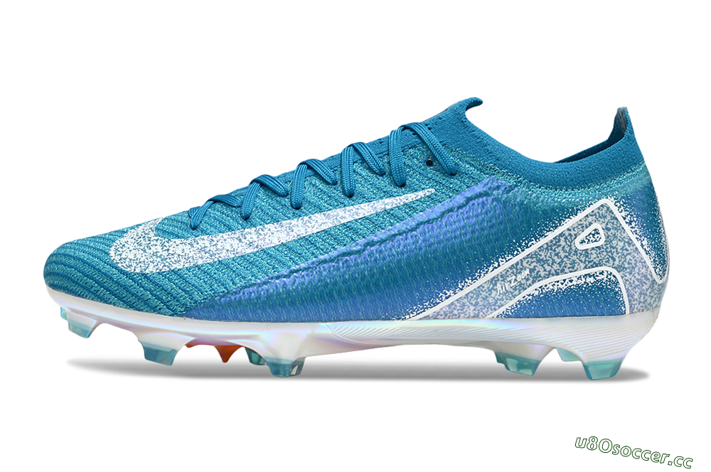 Men's Nike Air Zoom Mercurial Vapor 16 Elite FG Firm Ground Low-Tops Football Boots - Blue/White 0
