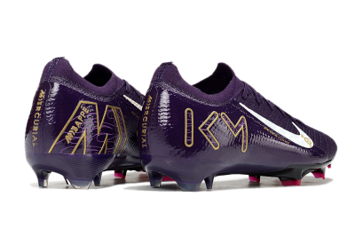 Men's Nike Air Zoom Mercurial Vapor 16 Elite FG Firm Ground Low-Tops Football Boots - Purple/White/Gold