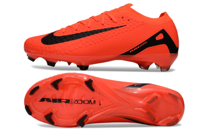 Unisex Nike Air Zoom Mercurial Vapor 16 Elite FG Firm Ground Low-Tops Football Boots - Red/Black