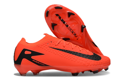 Unisex Nike Air Zoom Mercurial Vapor 16 Elite FG Firm Ground Low-Tops Football Boots - Red/Black