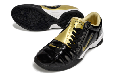 Men's Nike Total 90 III IC Indoor & Futsal Low-Tops Football Shoes - Black/Gold