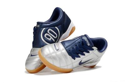 Kids Nike Total 90 III IC Indoor & Futsal Low-Tops Football Shoes - Silver/Blue