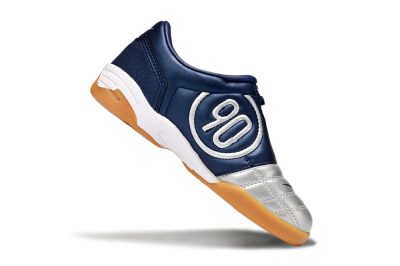 Kids Nike Total 90 III IC Indoor & Futsal Low-Tops Football Shoes - Silver/Blue
