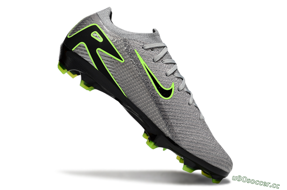 Men's Nike Air Zoom Mercurial Vapor 16 Elite FG Firm Ground Low-Tops Football Boots - Grey/Yellow/Black 5