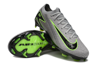 Men's Nike Air Zoom Mercurial Vapor 16 Elite FG Firm Ground Low-Tops Football Boots - Grey/Yellow/Black