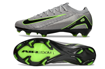 Men's Nike Air Zoom Mercurial Vapor 16 Elite FG Firm Ground Low-Tops Football Boots - Grey/Yellow/Black