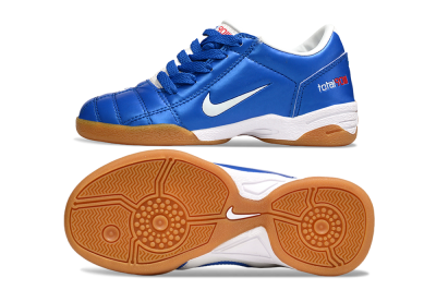 Kids Nike Total 90 III IC Indoor & Futsal Low-Tops Football Shoes - Blue/White