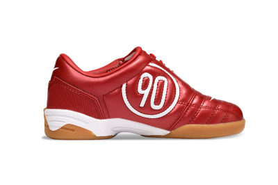 Kids Nike Total 90 III IC Indoor & Futsal Low-Tops Football Shoes - Red/White