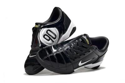 Kids Nike Total 90 III IC Indoor & Futsal Low-Tops Football Shoes - Black/White