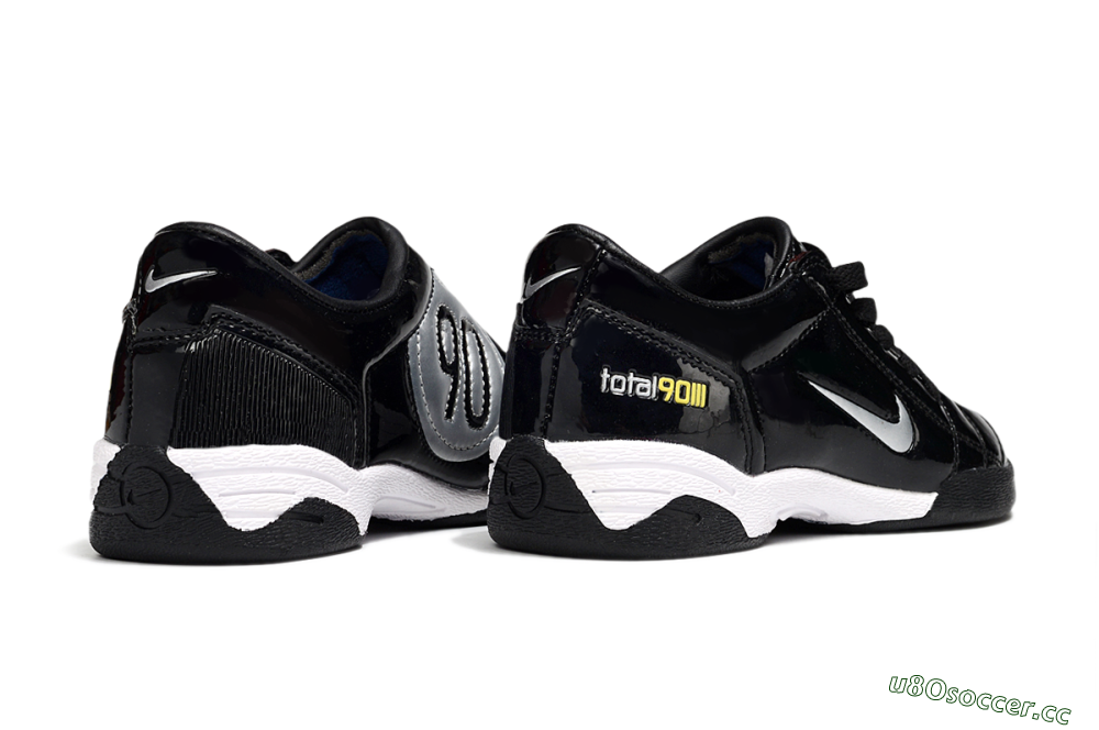 Kids Nike Total 90 III IC Indoor & Futsal Low-Tops Football Shoes - Black/White 6