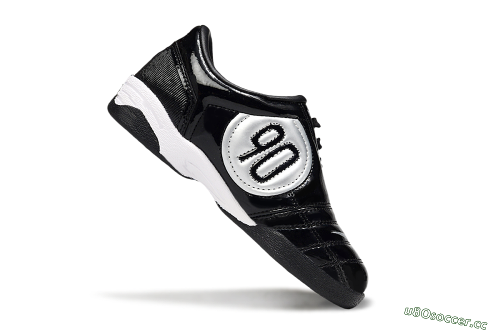 Kids Nike Total 90 III IC Indoor & Futsal Low-Tops Football Shoes - Black/White 4