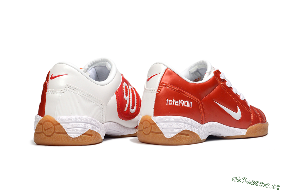 Kids Nike Total 90 III IC Indoor & Futsal Low-Tops Football Shoes - Red/White 6