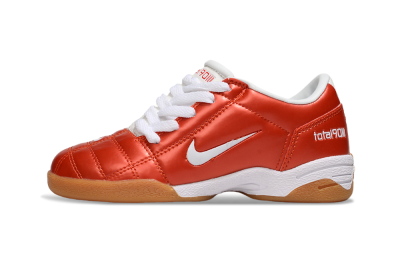Kids Nike Total 90 III IC Indoor & Futsal Low-Tops Football Shoes - Red/White