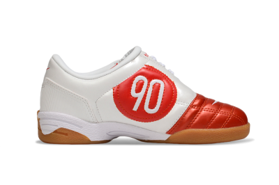 Kids Nike Total 90 III IC Indoor & Futsal Low-Tops Football Shoes - Red/White