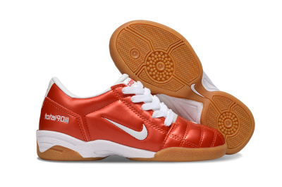 Kids Nike Total 90 III IC Indoor & Futsal Low-Tops Football Shoes - Red/White