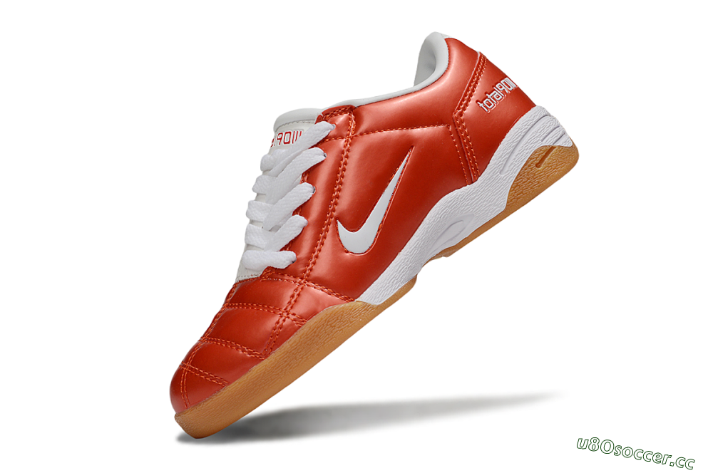 Kids Nike Total 90 III IC Indoor & Futsal Low-Tops Football Shoes - Red/White 5