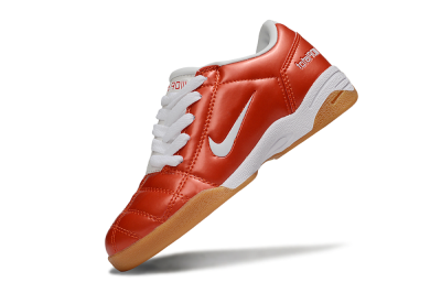 Kids Nike Total 90 III IC Indoor & Futsal Low-Tops Football Shoes - Red/White