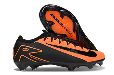 Men's Nike Air Zoom Mercurial Vapor 16 Elite FG Firm Ground Low-Tops Football Boots - Orange/Black