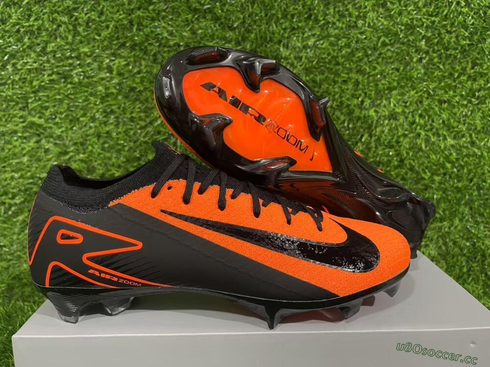 Men's Nike Air Zoom Mercurial Vapor 16 Elite FG Firm Ground Low-Tops Football Boots - Orange/Black