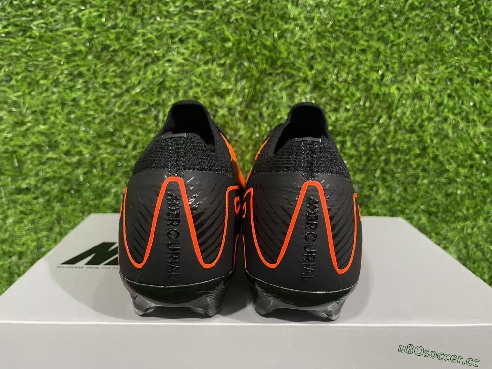 Men's Nike Air Zoom Mercurial Vapor 16 Elite FG Firm Ground Low-Tops Football Boots - Orange/Black