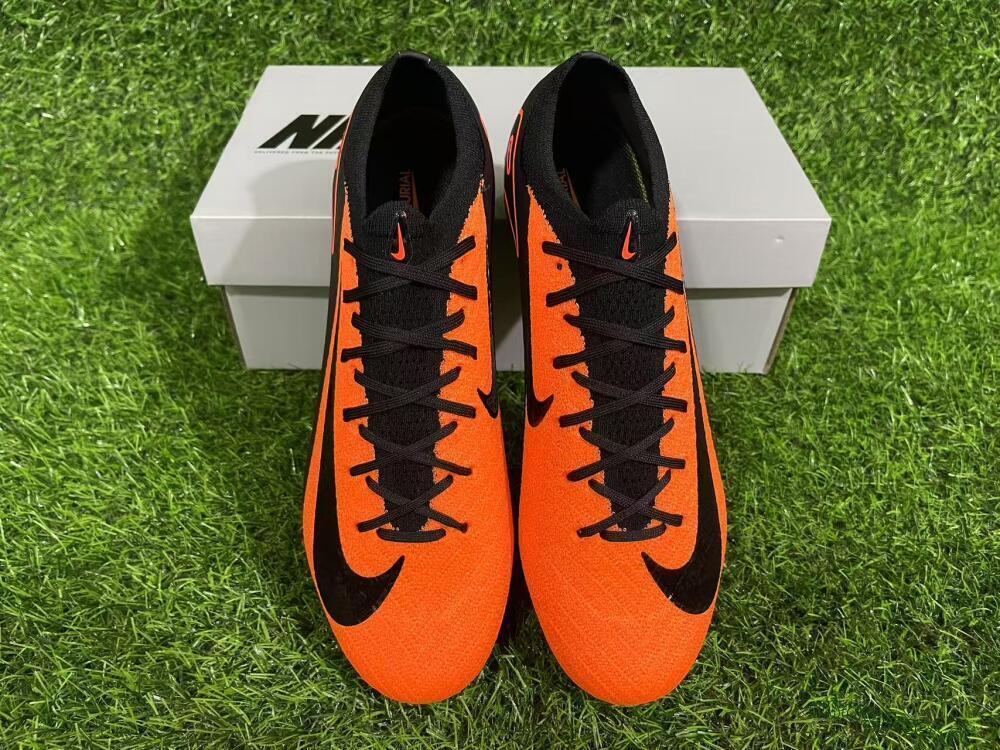 Men's Nike Air Zoom Mercurial Vapor 16 Elite FG Firm Ground Low-Tops Football Boots - Orange/Black