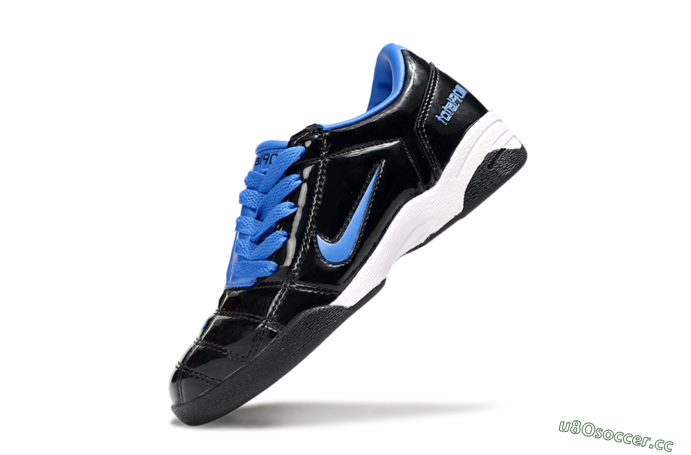 Kids Nike Total 90 III IC Indoor & Futsal Low-Tops Football Shoes - Black/Blue/White 5