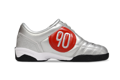 Kids Nike Total 90 III IC Indoor & Futsal Low-Tops Football Shoes - Silver/Black/White