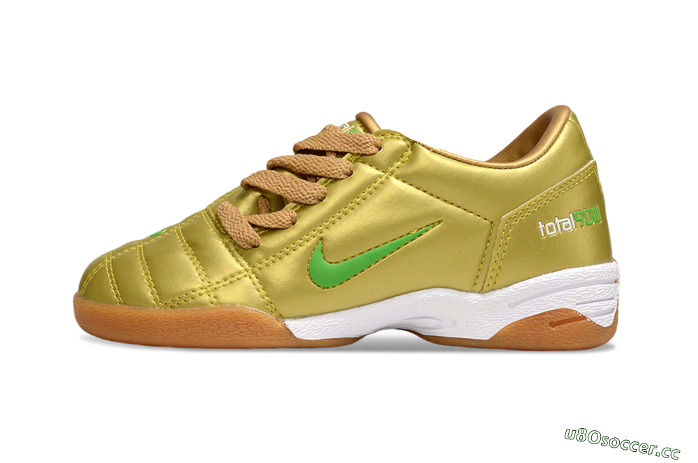 Kids Nike Total 90 III IC Indoor & Futsal Low-Tops Football Shoes - Gold/Yellow/White 0