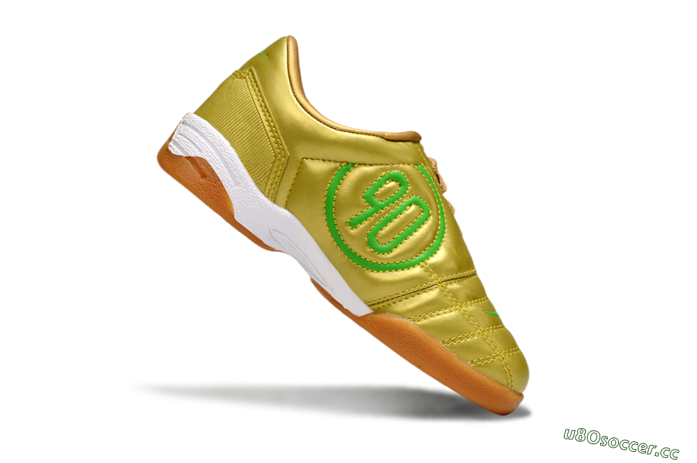 Kids Nike Total 90 III IC Indoor & Futsal Low-Tops Football Shoes - Gold/Yellow/White 4