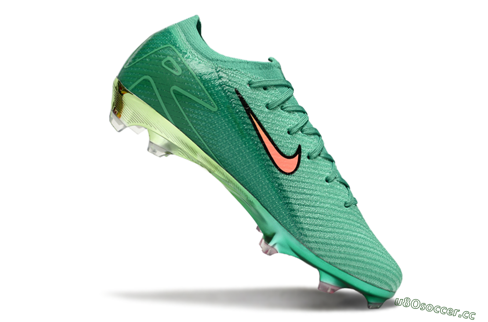Men's Nike Air Zoom Mercurial Vapor 16 Elite FG Firm Ground Low-Tops Football Boots - Green/Pink/Black 5