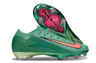 Men's Nike Air Zoom Mercurial Vapor 16 Elite FG Firm Ground Low-Tops Football Boots - Green/Pink/Black