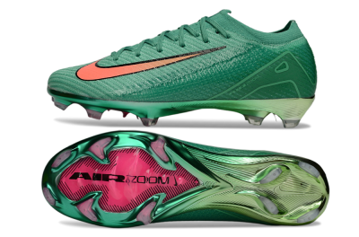 Men's Nike Air Zoom Mercurial Vapor 16 Elite FG Firm Ground Low-Tops Football Boots - Green/Pink/Black