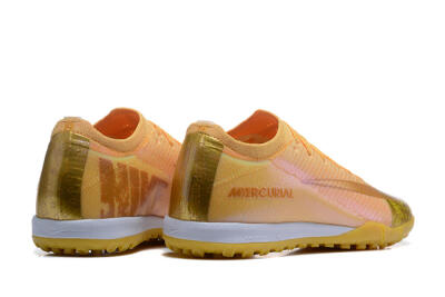 Men's Nike Air Zoom Mercurial Vapor 16 Elite TF Artificial Turf Low-Tops Football Shoes - Yellow/Gold/White