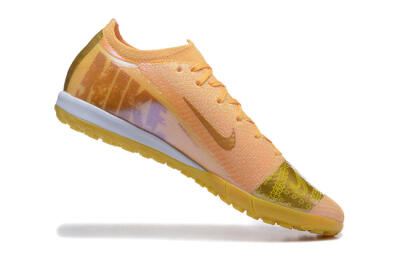 Men's Nike Air Zoom Mercurial Vapor 16 Elite TF Artificial Turf Low-Tops Football Shoes - Yellow/Gold/White