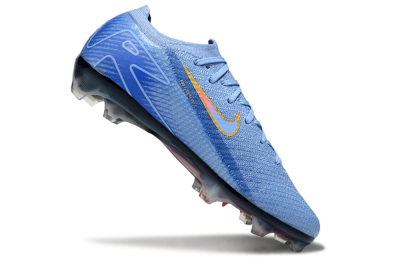 Unisex Nike Air Zoom Mercurial Vapor 16 Elite FG Firm Ground Low-Tops Football Boots - Blue/Pink/Gold