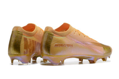 Men's Nike Air Zoom Mercurial Vapor 16 Elite FG Firm Ground Low-Tops Football Boots - Yellow/Gold/White