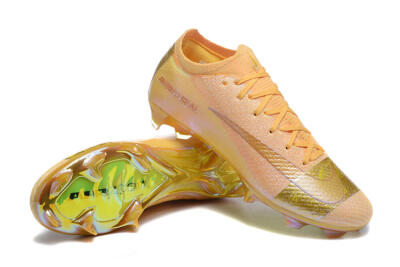 Men's Nike Air Zoom Mercurial Vapor 16 Elite FG Firm Ground Low-Tops Football Boots - Yellow/Gold/White