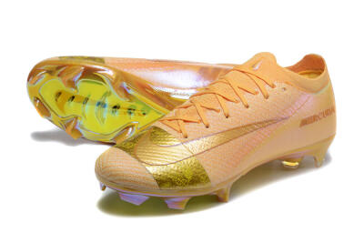 Men's Nike Air Zoom Mercurial Vapor 16 Elite FG Firm Ground Low-Tops Football Boots - Yellow/Gold/White