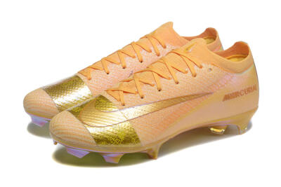 Men's Nike Air Zoom Mercurial Vapor 16 Elite FG Firm Ground Low-Tops Football Boots - Yellow/Gold/White